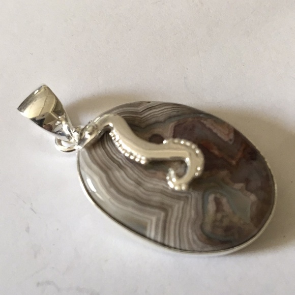 Crazy lace sterling pendent - Picture 3 of 3